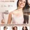 7MAGIC 7 in 1 Hair Styler & Hair Dryer Brush, 110,000 RPM High-Speed Blow Dryer with Negative Ions for Frizz-Free Styling Fast Drying Curling Volumizing Straightening, Hot Air Styler with Travel Case