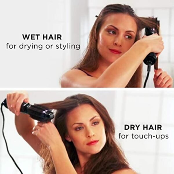 7177d80BQTL._AC_SL1500_.jpg Conair 2-in-1 Hot Air Curling Combo, Includes 1.5-inch Curl Brush and 1-inch Aluminum Bristle Brush