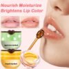 4 Pcs Bee Lip Balm Honey Pot Lip Mask & Lip Scrub Set, Honey Strawberry Watermelon Apple Lime Lip Mask Overnight, Moisturizing Sleeping Lip Mask, Hydrate Repair Prevent Dry Cracked Lip Care