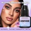 717Grkw75gL._SL1500_.jpg Lash Clusters Glue Kit-Strong Hold Eyelash Extension Glue | 3-4 Weeks Long Lasting | Waterproof & No Irritation | 2-3 Sec Drying time | Beginner DIY or Professional (5ml) with Tools & Accessories