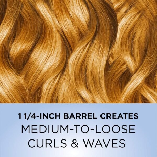 717JKD6fQsL._AC_SL1000_.jpg Conair Instant Heat Curling Iron Brush, 1 1/4-Inch Barrel - For Use On Short to Medium Length Hair