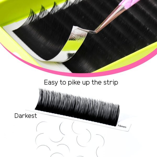 717W1gzMGAL._SL1500_.jpg TDANCE Cashmere Lash Extensions Super Matte Black Classic Lash Extensions 0.05mm Thickness CC Curl 14-19mm Volume Lash Extensions for Professional Salon Use Eyelash Extension(0.05-CC,14-19mm)