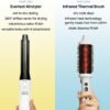 717WRp9TjkL._AC_SL1500_.jpg BONDIBOOST 6-in-1 Everlast Airstyler System - Wet to Dry Hair Styler, Hair Dryer Brush with Curlers, Round Brushes, Dryer & Concentrator Attachments, Versatile Heat & Airflow Settings + All Hair Types