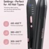 717mK2CP9VL._AC_SL1500_.jpg Wavytalk 3/10" Small Flat Iron, Pencil Flat Iron for Short Hair, Pixie Cut and Bangs, Curling Iron for Short Hair, Mini Hair Straightener for Edges with Anti-Pinch Design, Tiny Hair Straightener