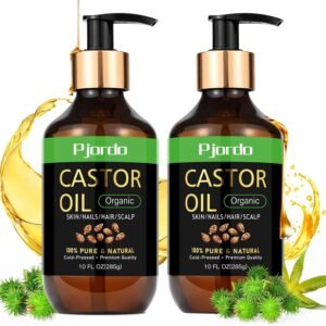 717oQ7JtcL._SL1500_.jpg Cold Pressed Unrefined Castor Oil - 100% Pure, Hexane-Free for Hair Growth, Thicker Eyelashes & Eyebrows, Skin Moisturizer, 20 fl. oz