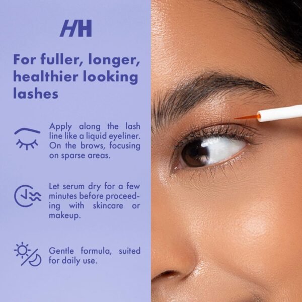 717ooOAWQjL._SL1500_.jpg Handmade Heroes 100% Natural Eyelash Serum - Rosemary and Pumpkin Seed Oil for Fuller and Longer Looking Eyelashes, Lash Enhancing Serum for Natural Lashes, Extensions & Eyebrows
