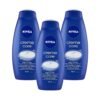 Nivea Bath Cream Body Wash, Creme Care Original Scent - 25.36 Ounce (750ml) x Pack of 3