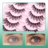 717zVeHf3mL._SL1500_.jpg False Eyelashes Fluffy Look Strip Lashes Mink Wispy Fake Lashes Charming Fake Eyelashes By GEMERRY, 10 Pairs
