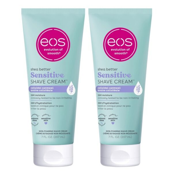 7188XPWtrdL._SL1500_.jpg eos Shea Better Sensitive Skin Women's Shave Cream- Fragrance-Free, 14 fl oz, 2-Pack