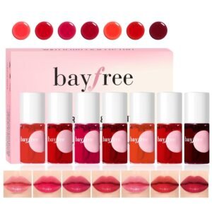 718BnjZe76L._SL1500_.jpg Lip Tint Stain Set, Lip Stain Long Lasting Waterproof, Lightweight, Non-sticky, Transfer-Proof, Matte Finish (fruit land)
