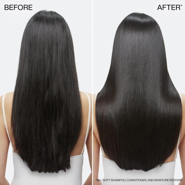 Redken All Soft Shampoo - Moisturizes & Hydrates Dry Hair, Softens & Adds Shine, With Argan Oil, Safe For Color-Treated Hair