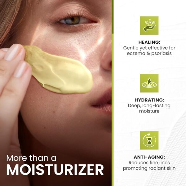 Gypsy Cream | Body and Face Moisturizer for Women | Body Cream for Dry Skin | Summer Breeze Body Lotion | Organic Hemp Oil & Hot Spring Water Facial Moisturizer - 8 oz