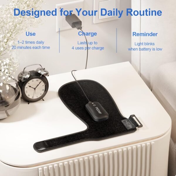 Wireless Red & Near-Infrared Light Therapy Glove for Hands – Arthritis, Sore Muscles Relief | 30 Red & Near-Infrared LEDs | Breathable | Auto 20-Min Shut-Off