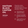 718hFVEWsGL._SL1500_.jpg Kreyol Essence - Haitian Black Castor Oil for Skin and Hair, Glass Bottle - Cold Pressed Castor Oil, Hexane Free Castor Oil, Paraben Free, Natural Ingredients