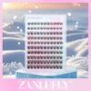Self Adhesive Eyelashes Natural Self Adhesive Lash Clusters Pre glued Eyelash Clusters zanlufly No Glue Needed Lashes Wispy C-curly Cluster Eyelash extensions 10-16MM Individual Lashes