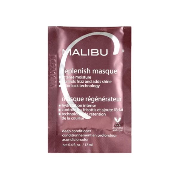 Malibu C Replenish Hair Masque - Ultra Hydrating Deep Conditioner for Hair Repair - Reparative Formula with Avocado Oil for all Types & Textures