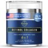 6-in-1 Face Cream for Men, Mens Face Moisturizer, Anti-Aging Face Cream for Men with Retinol Collagen & Hyaluronic Acid, Eye Bags & Dark Spot Remover, After Shave Lotion 1.7 Fl Oz