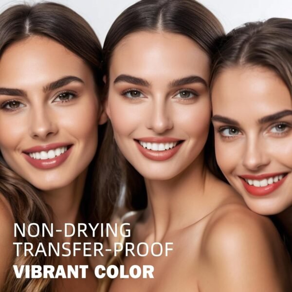 718rdE8BbKL._SL1500_.jpg KIMUSE Lip Stain Tip Marker Set, Long Lasting Waterproof Smudgeproof Lip Liner Stain, Matte Natural Finish, All Day Wear Lip Color (Rouge Essentiel)