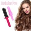 2PCS Curling Roll Comb, Curling Roll Comb for Curly Hair, 3 Different Sizes of Styler for Curly Hair, Hair Curling Roll Comb
