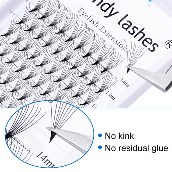 718z-D5AQdL._SL1001_.jpg Premade Fans Eyelash Extensions 5D 6D 7D 8D 10D Volume Lash Extensions 0.07mm Thickness Short Stem heat bonded Premade Fans Russian Volume Pre-fanned Lash Extensions(8D-0.07-D, 8-14mm Mixed Tray)