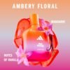 adidas Vibes Get Comfy Eau de Parfum 1.6 fl oz (Pack of 1), Notes of Amber Floral, Mandarin, and Vanilla, Unisex Fragrance, Long Lasting, Sporty Fragrance, Travel Size