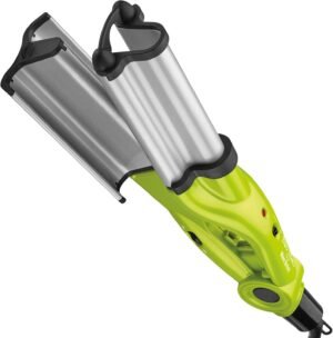 7199u8X5nL._AC_SL1500_.jpg Bed Head Wave Artist Deep Waver | Combat Frizz, Get Long Lasting Results, & Add Massive Shine for Beachy Waves | With Tourmaline Ceramic Technology (Green)