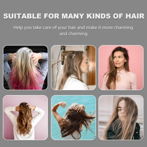 719C5Kb9vpL._SL1500_.jpg Braided Wigs Metal Hair Pick Barber Comb: 2pcs Steel Wide Tooth Afro Pick Flat Comb Wig Braid Detangle Comb Hair Styling Tool for Man Women Curly Hair Hair Styling Accessories