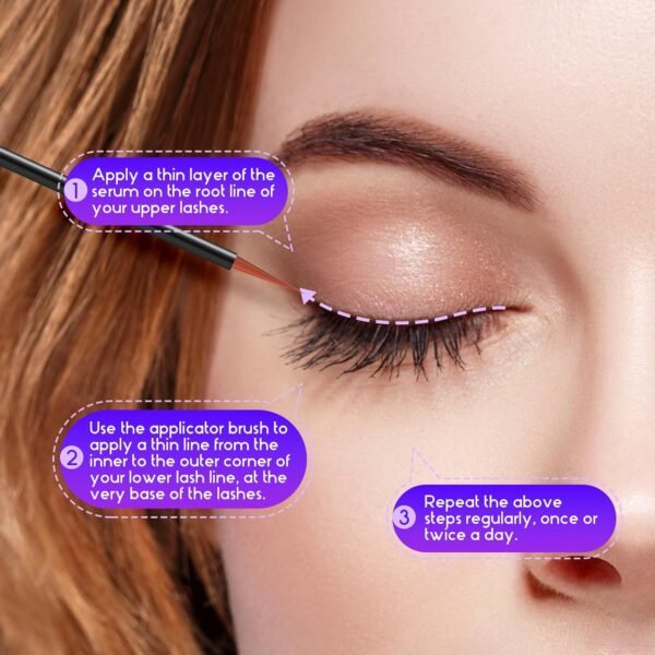 719FiuX5SLL._SL1500_.jpg Premium Eyelash Growth Serum and Eyebrow Enhancer, Lash Serum, Eyelash Serum, Boost Lash Growth Serum, Advanced Formula - Boost, Longer, Thicker, Fuller Lashes