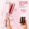 719Kw6W6udL._AC_SL1500_.jpg Curling Iron Hair Crimper Waver - CHIKYO 3 Barrel Rovy Wave Curling Iron, 1.25 Inch Ionic Beach Waves Curling Wand, Deep Waver Hair Curler Hot Tool with Ceramic for Women, Dual Voltage, Easy to Use