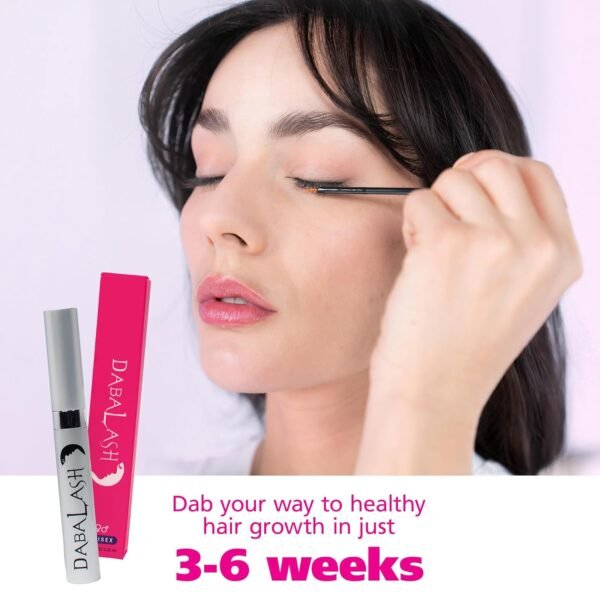 719LSws3VL._SL1500_.jpg DABALASH Professional Eyelash & Eyebrow Growth Serum with Castor Oil – Promotes the Appearance of Naturally Longer, Fuller, Thicker & Stronger Lash + Brow Hair – 0.18 oz