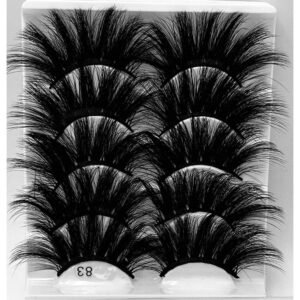 719Rd5fpRZL._SL1000_.jpg HBZGTLAD NEW 5Pair Fluffy Lashes 25mm 3d Mink Lashes Long Thick Natural False Eyelashes Lashes Vendors Makeup Mink Eyelashesa(5D83)