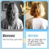Professional Hair Styling Tools: DIY Layering and Trimming Kit with Clips, Guide for Bangs, Layers, Split Ends - Blue