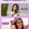 719Zy3cp0BL._AC_SL1500_.jpg DSHOW Hair Crimper for Women with 4 Interchangeable Plates, Crimper Hair Iron Volumizing Flufft Hairstyle Crimping Iron for Hair with 5 Heat Settings & 60 Min Auto Off