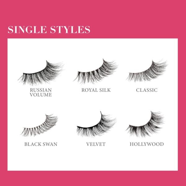 719e8BH0oqL._SL1500_.jpg KISS Lash Couture LuXtensions Collection False Eyelashes, Flat Lash Technology, Super Slim Lash Band, Real Lash Extension Fibers, Reusable, Style ‘Royal Silk’, 10mm,1 Pair Strip Lashes