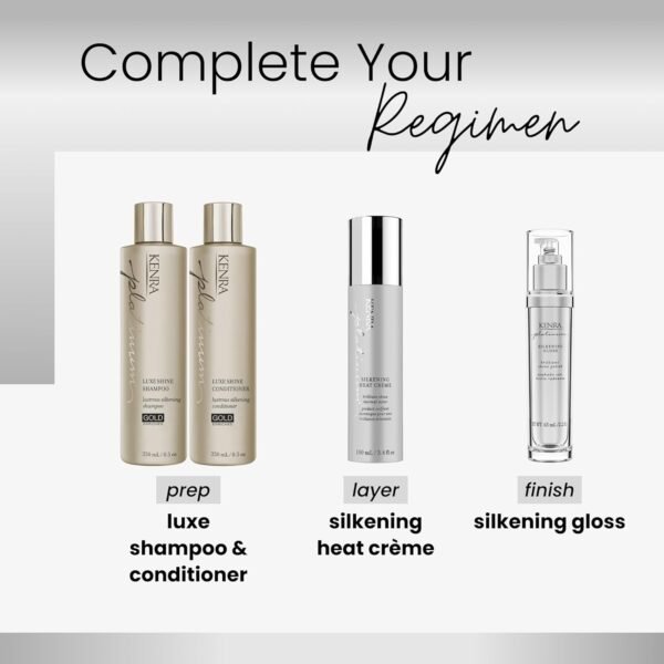 719wfcRysqL._SL1500_.jpg Kenra Platinum Silkening Heat Crème | Brilliant Shine Thermal Styler | Reduces Hot Tool Passes by 50% | Prevents Breakage & Improve Manageability | Heat Protectant | All Hair Types | 3.4 fl. Oz