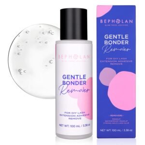 BEPHOLAN Cluster Lash Glue Remover 100ml, DIY Eyelash Extension Remover, Bond & Seal Adhesive Self Use, for Sensitive Eyes, Eye Makeup & Mascara Remover