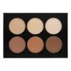 W7 Lift & Sculpt Cream Contour Kit - Concealing, Highlighting & Contouring Makeup Palette - Step-by-Step Instructions Included