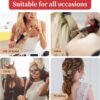 71AJ6zMr4JL._AC_SL1500_.jpg Fedmut Hair Extension Tools Kit, 5 Colors 1000Pcs Micro Silicone Rings Beads with Hair Extension Remove Pliers, Pulling Hook, Threads, Needle for Hair Extensions Hair Styling