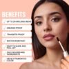 71AJa7CWrbL._SL1500_.jpg iMethod Lip Stain - Lip Liner Stain, Peel Off Lip Stain with Tweezer, Natural Long Lasting Lip Stain Peel Off, Waterproof, Easy to Use, Stay On All Day, Nude Pink
