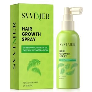 Hair Growth Serum Spray - with Rosemary Batana Oil Biotin for Hair Loss and Thinning Hair - Thicker Fuller Hair for Women Men 2 Fl Oz (Pack of 1)