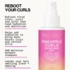 Pacifica Pineapple Curls Refresher Mist Frizz Control Spray & Curly Hair Enhancing -w/Hyaluronic Acid Vitamin B5 & Natural Plant Oils Revitalizes Curls - Vegan Cruelty Free Dermatologist Tested