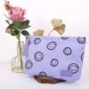 71AV9xKXU6L._AC_SL1500_.jpg Makeup Bag Small Cosmetic Pouch: Cosmetic Bag for Purse - Cute Make up Bags with Tassel - Gifts for Teen Girl (02-Purple)