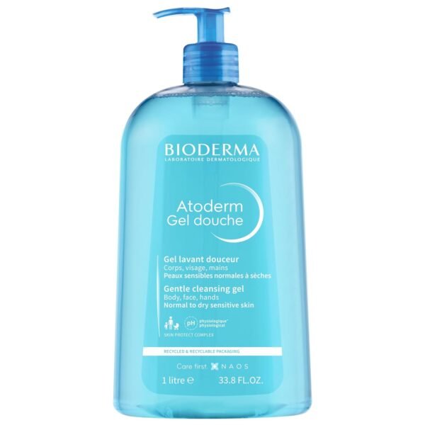 Bioderma - Atoderm - Hydrating Shower Gel - Moisturizing Face and Body Cleanser - Body Wash for Normal to Dry Sensitive Skin