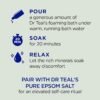 Dr Teal's Foaming Bath with Pure Epsom Salt, Relax & Relief with Eucalyptus & Spearmint, 34 fl oz (Pack of 4)