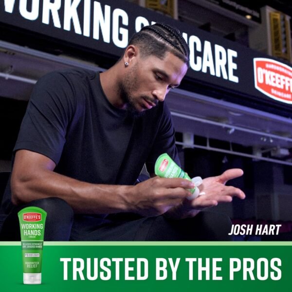 O'Keeffe's Working Hands Hand Cream for Extreme Dryness - 3 oz Tube (2 Pack) - Repairing Skincare for Cracked, Dry Hands