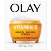 71ArssiXLaL._SL1500_.jpg Olay Vitamin C Face Moisturizer, Brightening Cream for Women, Instant Hydration, Evens Tone, Dark Spot & Hyperpigmentation Reduction, Glowing Skin Care - Niaciniamide, Lactic Acid, 1.7 Oz