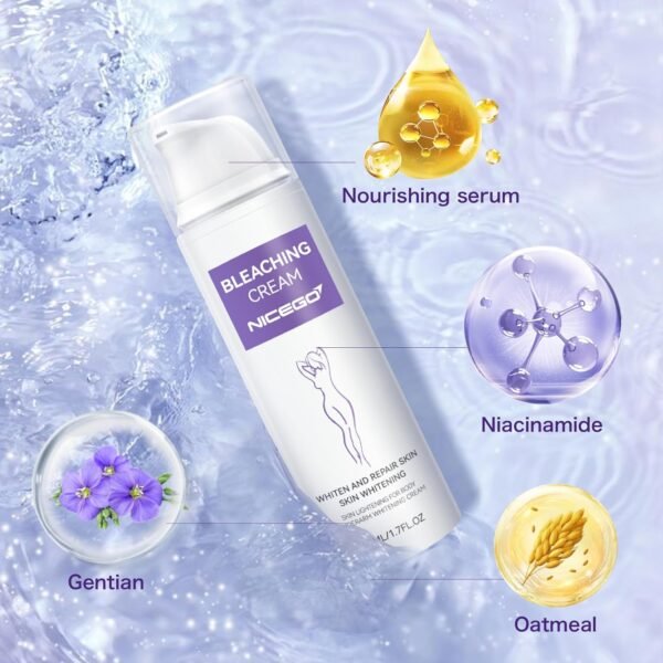 Skin Bleaching Cream for Women - Intimate Skin Care Lightening Cream for Intimate Areas, Private Parts, Underarms, Knees, Elbows, Inner Thighs, Bikini Areas–Dark Spot Remover for Face–1.7 Fl Oz