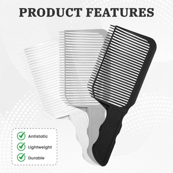 71Ax6F8dSJL._SL1500_.jpg 3Pcs Barber Fade Comb Set, Professional Hair Fader Tool for Men, Self Haircut Kit for Men for Home DIY Haircuts or as a Salon Styling Tool(Balck,White,Gray)