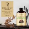 71B4LoeUpGL._SL1500_.jpg Handcraft Blends Cold-Pressed Jamaican Black Castor Oil in Glass Bottle with Lash Brushes - 4 Fl Oz - 100% Pure and Natural - Premium Grade Oil for Hair Growth, Eyelashes and Eyebrows - Hair and Body