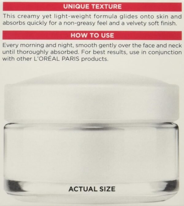 L'Oreal Paris Wrinkle Expert 45+ Anti-Aging Face Moisturizer with Retino-Peptide, Non-Greasy, Suitable for Sensitive Skin, 1.7 fl. Oz